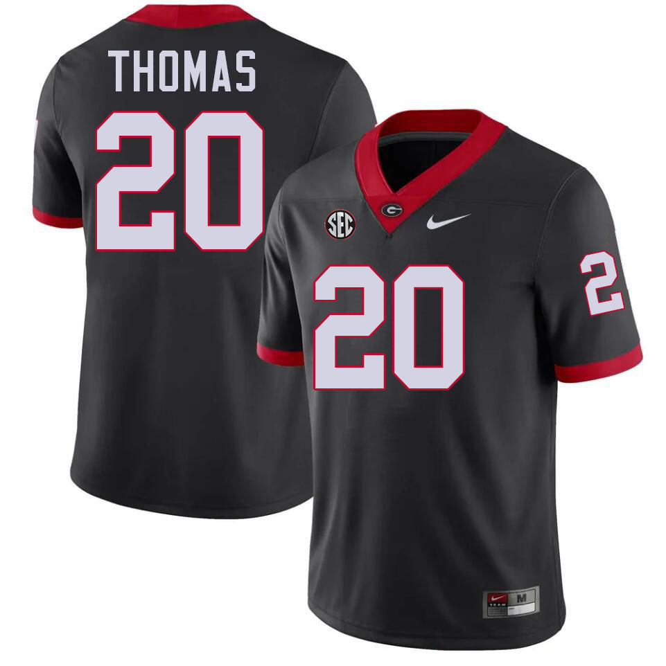 #20 JaCorey Thomas UGA Jersey,University Of Georgia Bulldogs Football Jersey,Uniforms,Gears-Black #20 JaCorey Thomas UGA Jersey,University Of Georgia Bulldogs Football Jersey,Uniforms,Gears-Black